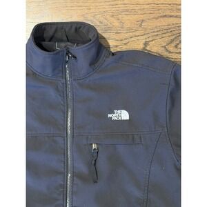 North Face Jacket Adult X Medium Black Bomber Soft Shell Coat Men Rep